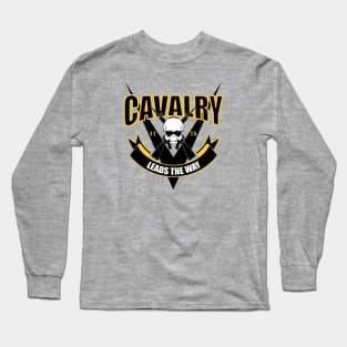 Cavalry Leads The Way Army Long Sleeve T-Shirt